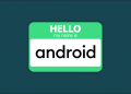 Android name tag.