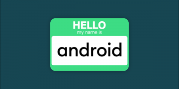 Android name tag.