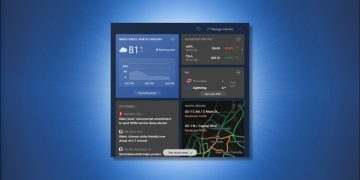 Windows News and Weather Taskbar Widget Hero