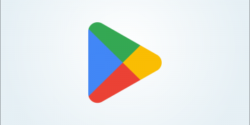 Google Play Store logo.