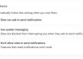 How to block annoying on-site notifications with Chrome