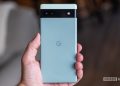 google pixel 6a back in hand