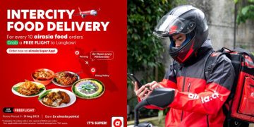 Review of airasia's intercity Penang to KL food delivery service