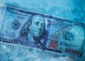 frozen money benjamin franklin currency