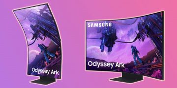 The Odyssey Ark 55-inch monitor is a complete gaming package