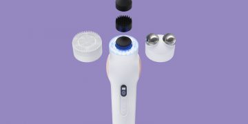 Therabody TheraFace Pro with various attachments