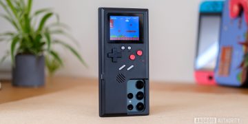 TheCaseUniverse GameBoy case black upright