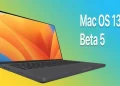 macOS 13 Ventura beta 5