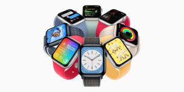 apple watch se 2022 hero stock image