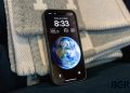 iPhone 14 Pro on a throw