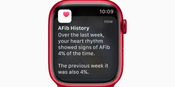 watchOS 9 Afib History