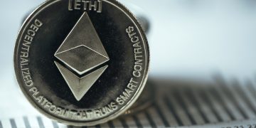 Ethereum cryptocurrency coin