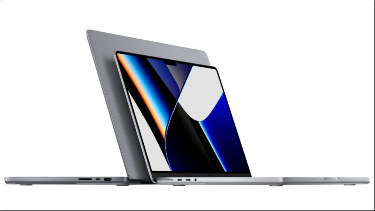 MacBook M1 Pro and Max models side by side