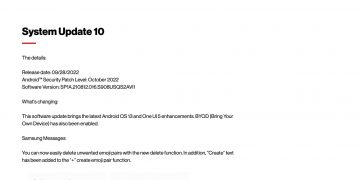 Galaxy S22 Ultra Android 13 Update