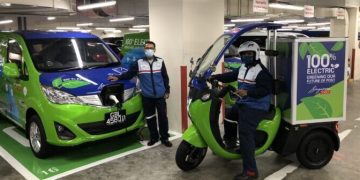 singpost electric motorcycle
