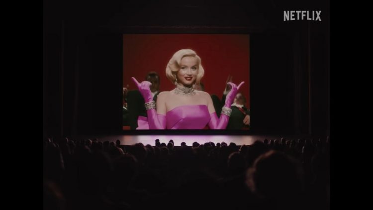 Ana de Armas stars as Marilyn Monroe in Netflix's Blonde.