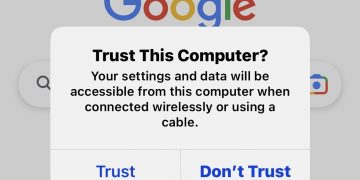 apple iphone give permission to windows 10