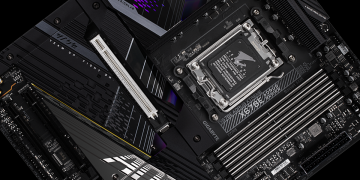 A Gigabyte X670E AORUS XTREME motherboard with PCIe 5.0 support.