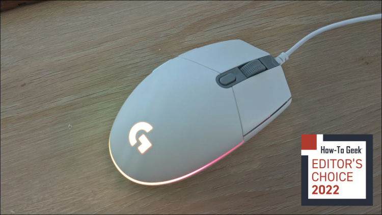 Logitech G203 Mouse Glowing On