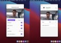 Screenshots showing how the Logi Tune looks running on MacOS.