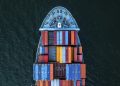 container ship storage transport colorful containers diversity outsourcing