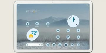 Drawing of the Pixel Tablet