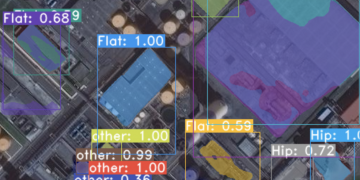 Solar AI's own AI identifying possible placements of solar panels