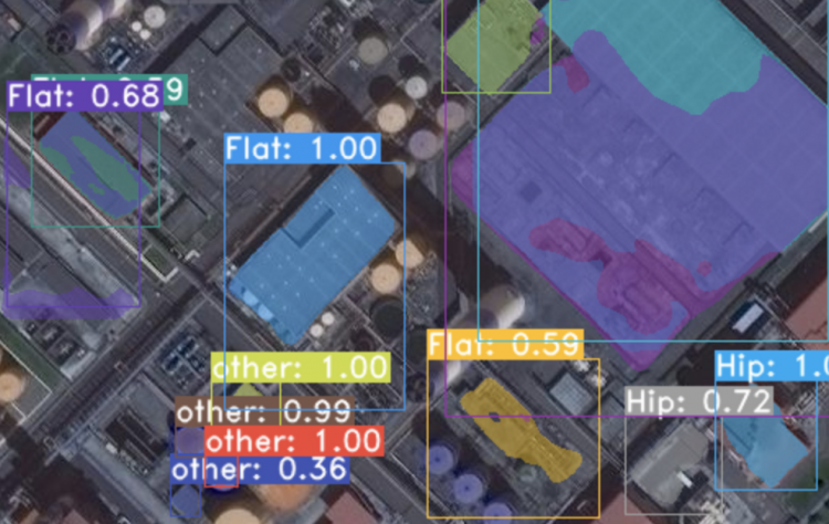 Solar AI's own AI identifying possible placements of solar panels