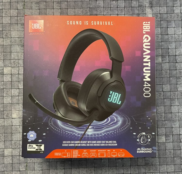 Surround Yourself With Sound With the JBL Quantum 400 USB Gaming Headset
