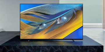 Sony A80J 65 Inch Bravia XR OLED 4K Ultra HD Smart Google TV Promo Image