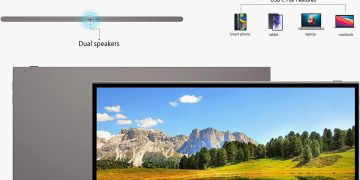 monitor on infographic