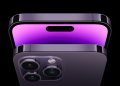 iPhone 14 Pro in Deep Purple color.