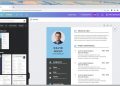 Screenshot of Canva app on desktop browser.