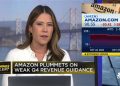 Amazon misses on revenue, stock plummets on weak fourth quarter guidance