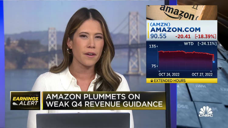 Amazon misses on revenue, stock plummets on weak fourth quarter guidance