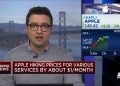 Apple is increasing its price for numerous services by a dollar