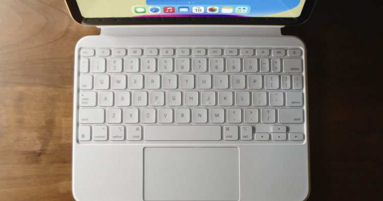 Apple’s Magic Keyboard Folio for the new iPad has a 14-key function row