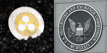 XRP logo, U.S. SEC logo
