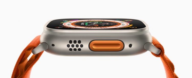 New Apple Watch Ultra: Action button.