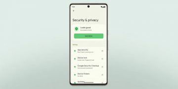 phone with security settings