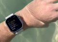 How do you control an Apple Watch underwater?