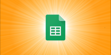 Google Sheets logo with a yellow gradient background.