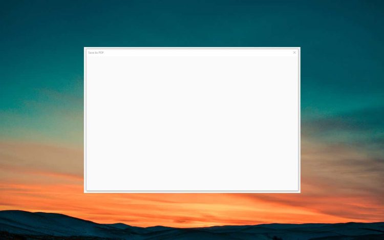 How to Fix a Blank “Save As” Screen in Adobe Acrobat Reader