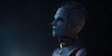 Side profile of Pinhead in Hellraiser