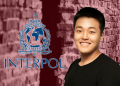 Do Kwon and Interpol logo