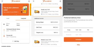Lalamove Malaysia's on-demand interstate ecommerce deliveries