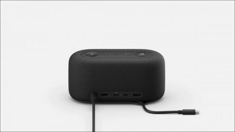 Microsoft Made a Desk Speaker That’s Also a USB Type-C Hub