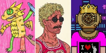 Three NFTs from the Solana blockchain ecosystem.