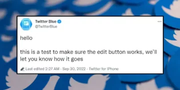 Twitter’s edit button is finally here: Platform’s Twitter Blue handle sends out the first edited tweet