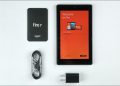Amazon Fire tablet.